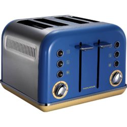 Morphy Richards 242007 Accents 4 Slice Toaster in Cornflour Blue